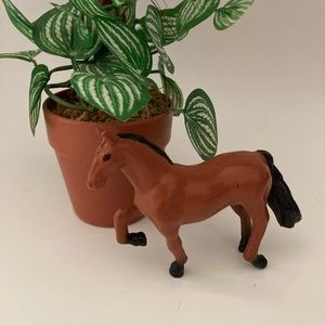 Saddle Breed Brown Horse Figure Toy